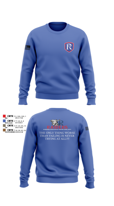 RICS Raiders 86682498 Crew Neck Sweatshirt - 10
