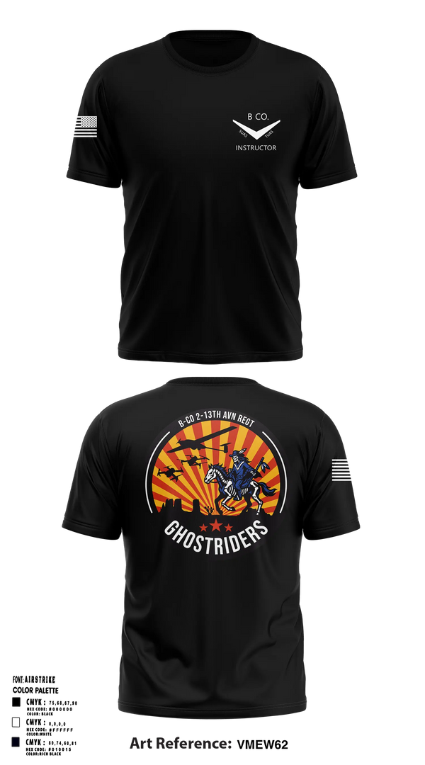 Bravo Company, 2-13th AVN REGT 30598142 Short Sleeve Performance Shirt - 5