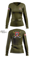 1/487th FA BN 4306410 Women's Long Sleeve V-neck Shirt - 21