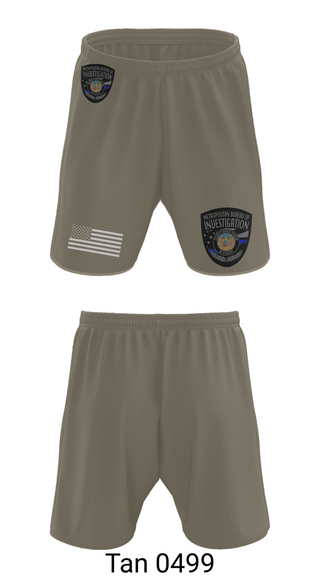 Athletic Shorts With Pockets, Metropolitan Bureau Of Investigation, Police, Teamtime, Team time, sublimation, custom sports apparel, team uniforms, spirit wear, spiritwear, sports uniforms, custom shirts, team store, custom team store, fundraiser sports, apparel fundraiser