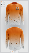 Menahga Braves 23410270 Long Sleeve Performance Shirt 2