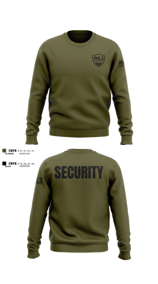 Crew Neck Sweatshirt, Next Level Security LLC, , Teamtime, Team time, sublimation, custom sports apparel, team uniforms, spirit wear, spiritwear, sports uniforms, custom shirts, team store, custom team store, fundraiser sports, apparel fundraiser
