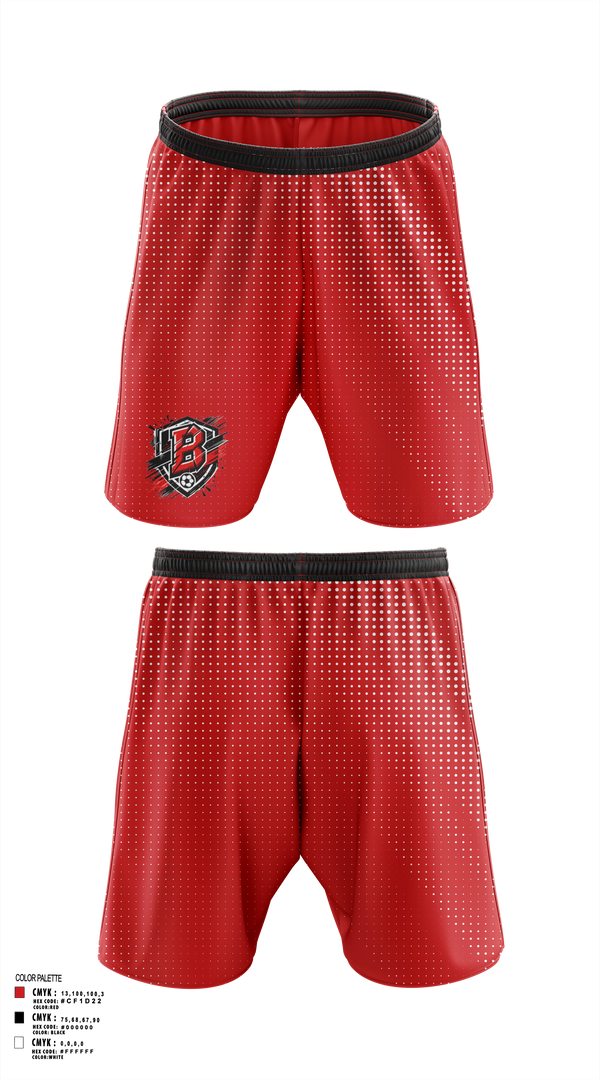Athletic Shorts With Pockets, BREMEN HIGH SCHOOL, Men's Soccer, Teamtime, Team time, sublimation, custom sports apparel, team uniforms, spirit wear, spiritwear, sports uniforms, custom shirts, team store, custom team store, fundraiser sports, apparel fundraiser