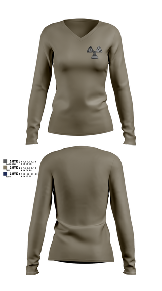 Womens Long Sleeve Vneck Shirt, NCR STC, Police, Teamtime, Team time, sublimation, custom sports apparel, team uniforms, spirit wear, spiritwear, sports uniforms, custom shirts, team store, custom team store, fundraiser sports, apparel fundraiser