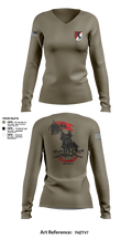 58th CEC-A Women's Long Sleeve V-neck Shirt - 16