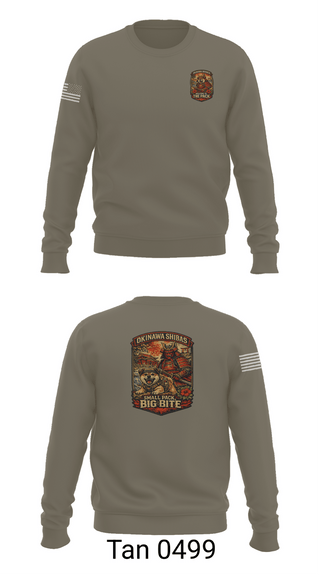 Crew Neck Sweatshirt, VRA-J, Okinawa, Army, Teamtime, Team time, sublimation, custom sports apparel, team uniforms, spirit wear, spiritwear, sports uniforms, custom shirts, team store, custom team store, fundraiser sports, apparel fundraiser
