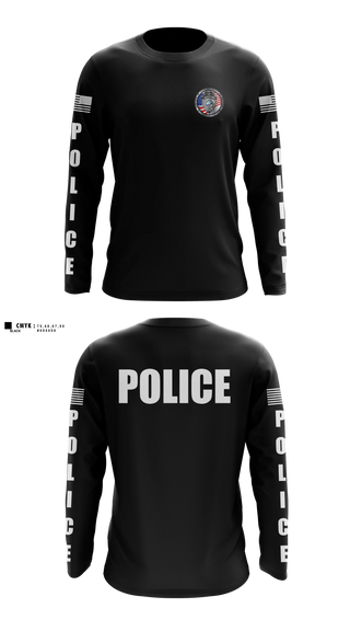 Long Sleeve Performance Shirt, Fort Walton Beach Police Department, Police, Teamtime, Team time, sublimation, custom sports apparel, team uniforms, spirit wear, spiritwear, sports uniforms, custom shirts, team store, custom team store, fundraiser sports, apparel fundraiser