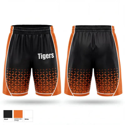 Tigers 50165431 Mens Reversible Basketball Shorts - 1