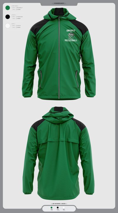 Nordonia Knights Volleyball 89412151 Windbreaker - 1