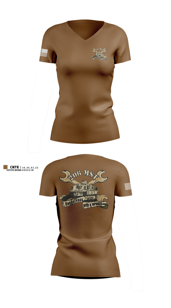 Womens Short Sleeve Vneck Shirt, 206th MST, Army, Teamtime, Team time, sublimation, custom sports apparel, team uniforms, spirit wear, spiritwear, sports uniforms, custom shirts, team store, custom team store, fundraiser sports, apparel fundraiser