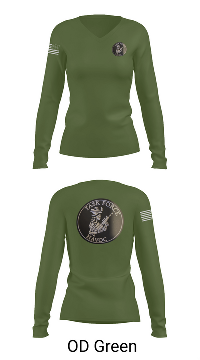 Task Force Havoc 43589270 Women's Long Sleeve V-neck Shirt - 54