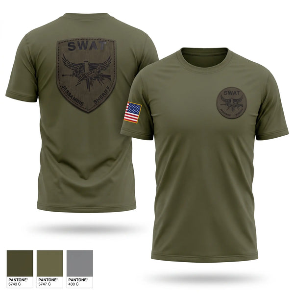Old School Cotton Feel Shirt, Jessamine county seat, Police, Teamtime, Team time, sublimation, custom sports apparel, team uniforms, spirit wear, spiritwear, sports uniforms, custom shirts, team store, custom team store, fundraiser sports, apparel fundraiser