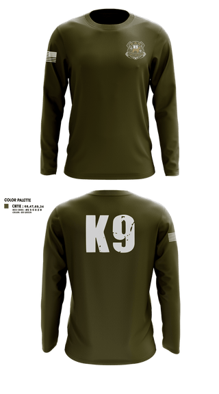 Long Sleeve Performance Shirt, SAR K9, EMS/EMT, Teamtime, Team time, sublimation, custom sports apparel, team uniforms, spirit wear, spiritwear, sports uniforms, custom shirts, team store, custom team store, fundraiser sports, apparel fundraiser