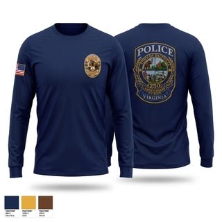 Long Sleeve Performance Shirt, Saltville Police Department, Police, Teamtime, Team time, sublimation, custom sports apparel, team uniforms, spirit wear, spiritwear, sports uniforms, custom shirts, team store, custom team store, fundraiser sports, apparel fundraiser