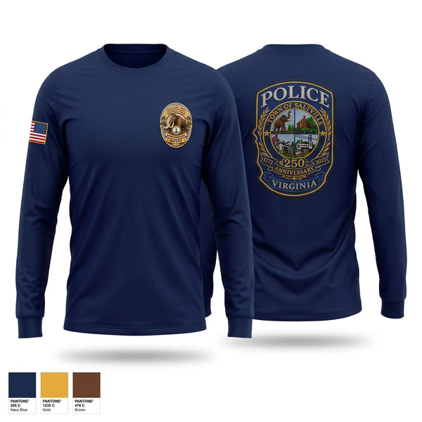 Long Sleeve Performance Shirt, Saltville Police Department, Police, Teamtime, Team time, sublimation, custom sports apparel, team uniforms, spirit wear, spiritwear, sports uniforms, custom shirts, team store, custom team store, fundraiser sports, apparel fundraiser