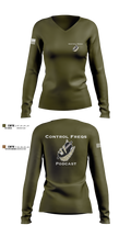 ATC 22027450 Women's Long Sleeve V-neck Shirt - 2