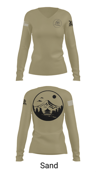 Womens Long Sleeve Vneck Shirt, Okinawa, , Teamtime, Team time, sublimation, custom sports apparel, team uniforms, spirit wear, spiritwear, sports uniforms, custom shirts, team store, custom team store, fundraiser sports, apparel fundraiser