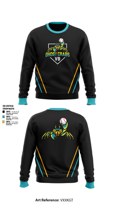 Ghost Crabs Crew Neck Sweatshirt - 7
