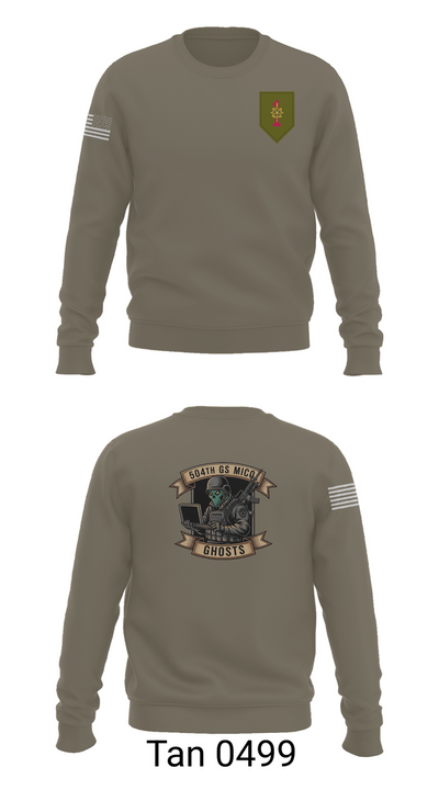 504th GS MICO 91776475 Crew Neck Sweatshirt - 65