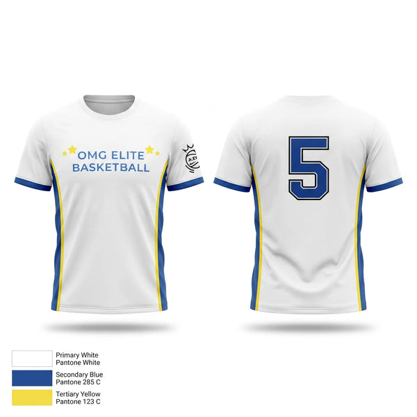 Short Sleeve Performance Shirt, OMG ELITE, Men's Basketball, Teamtime, Team time, sublimation, custom sports apparel, team uniforms, spirit wear, spiritwear, sports uniforms, custom shirts, team store, custom team store, fundraiser sports, apparel fundraiser