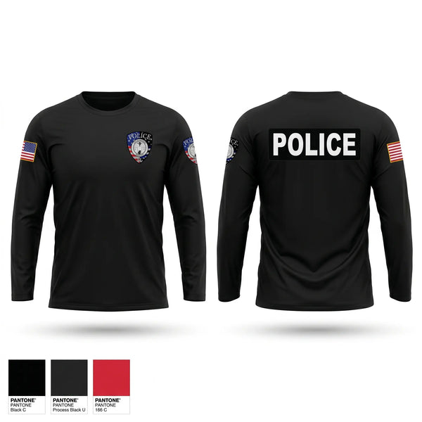 Long Sleeve Performance Shirt, Laurens Police, Police, Teamtime, Team time, sublimation, custom sports apparel, team uniforms, spirit wear, spiritwear, sports uniforms, custom shirts, team store, custom team store, fundraiser sports, apparel fundraiser