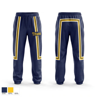 Sweatpants, Titans, Baseball, Teamtime, Team time, sublimation, custom sports apparel, team uniforms, spirit wear, spiritwear, sports uniforms, custom shirts, team store, custom team store, fundraiser sports, apparel fundraiser
