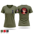 H&HS Women's Short Sleeve V-neck Shirt - 1