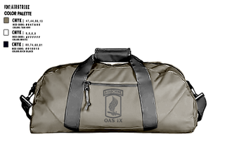 Duffle Bag, 173RD SECFOR OAS IX, Army, Teamtime, Team time, sublimation, custom sports apparel, team uniforms, spirit wear, spiritwear, sports uniforms, custom shirts, team store, custom team store, fundraiser sports, apparel fundraiser