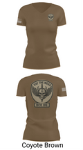 112th Signal Battalion Bravo Company 17211298 Women's Short Sleeve V-neck Shirt - 8