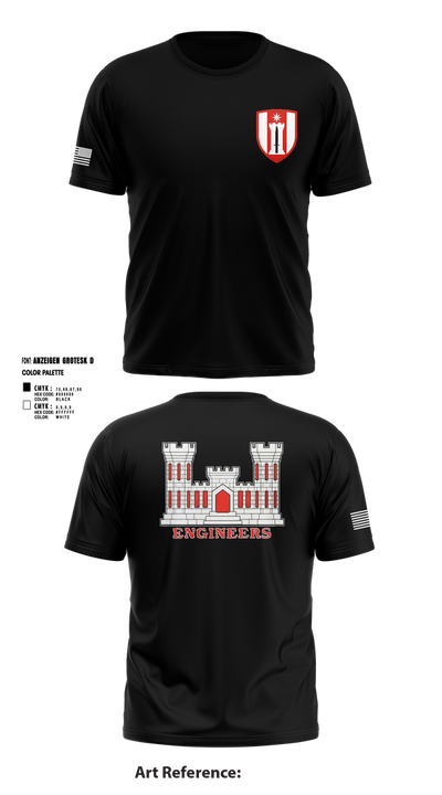 450th / 485th ACPs 89858245 Short Sleeve Performance Shirt - 2