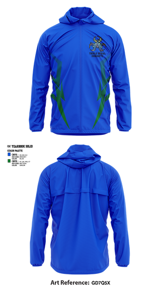 Windbreaker, Triple Spiral Isshinryu Karate, , Teamtime, Team time, sublimation, custom sports apparel, team uniforms, spirit wear, spiritwear, sports uniforms, custom shirts, team store, custom team store, fundraiser sports, apparel fundraiser
