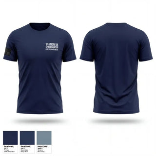 Short Sleeve Performance Shirt, Station 54 Springwater Fire Department, Fire Department, Teamtime, Team time, sublimation, custom sports apparel, team uniforms, spirit wear, spiritwear, sports uniforms, custom shirts, team store, custom team store, fundraiser sports, apparel fundraiser