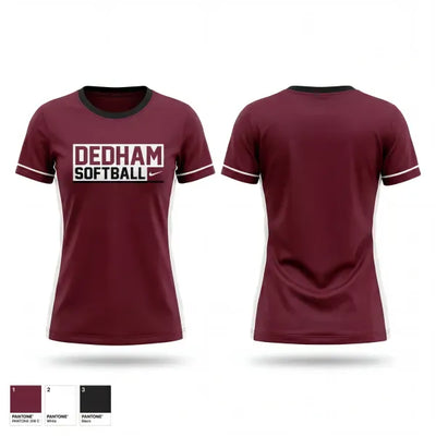 Dedham Softball 55806141 Old School Cotton Feel Shirt - 5