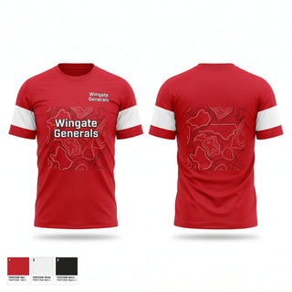 Short Sleeve Performance Shirt, Wingate Generals, Cheer, Teamtime, Team time, sublimation, custom sports apparel, team uniforms, spirit wear, spiritwear, sports uniforms, custom shirts, team store, custom team store, fundraiser sports, apparel fundraiser