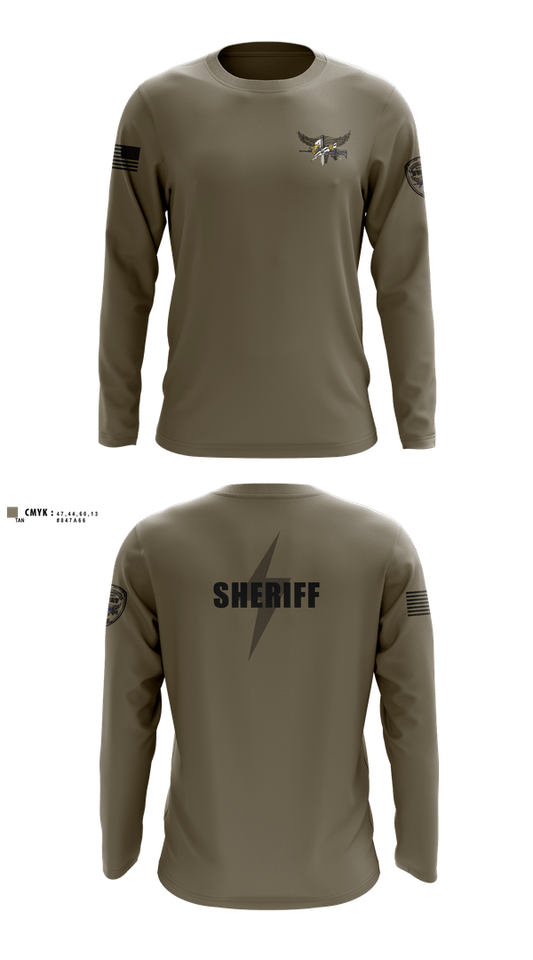 Long Sleeve Performance Shirt, Caldwell County SWAT, Police, Teamtime, Team time, sublimation, custom sports apparel, team uniforms, spirit wear, spiritwear, sports uniforms, custom shirts, team store, custom team store, fundraiser sports, apparel fundraiser