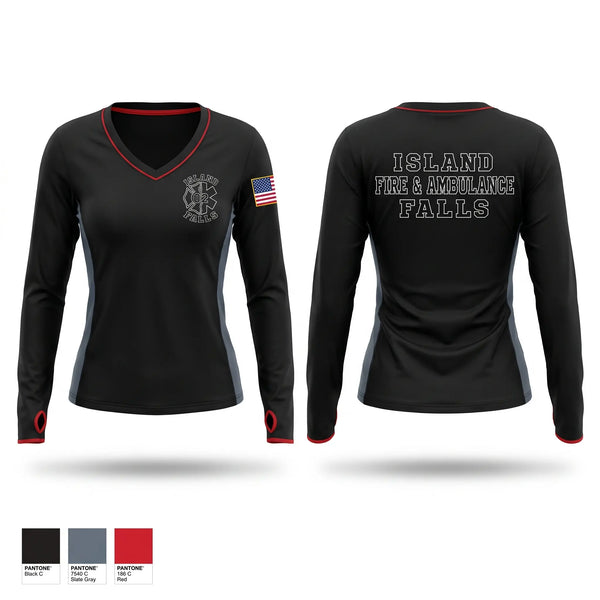 Old School Cotton Feel Shirt, Island Falls Fire & Ambulance, Fire Department, Teamtime, Team time, sublimation, custom sports apparel, team uniforms, spirit wear, spiritwear, sports uniforms, custom shirts, team store, custom team store, fundraiser sports, apparel fundraiser