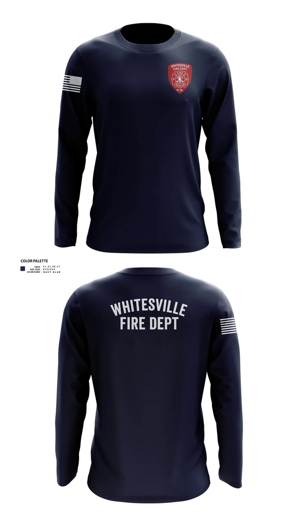 Long Sleeve Performance Shirt, Whitesville Fire Department, Fire Department, Teamtime, Team time, sublimation, custom sports apparel, team uniforms, spirit wear, spiritwear, sports uniforms, custom shirts, team store, custom team store, fundraiser sports, apparel fundraiser
