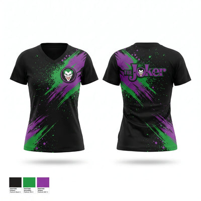 Why So Serious Women's Short Sleeve V-neck Shirt - 1