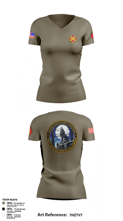 FHL Garrison 2 21208804 Women's Short Sleeve V-neck Shirt - 1