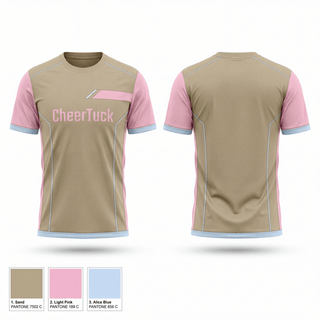 Old School Cotton Feel Shirt, CheerTuck, Cheer, Teamtime, Team time, sublimation, custom sports apparel, team uniforms, spirit wear, spiritwear, sports uniforms, custom shirts, team store, custom team store, fundraiser sports, apparel fundraiser