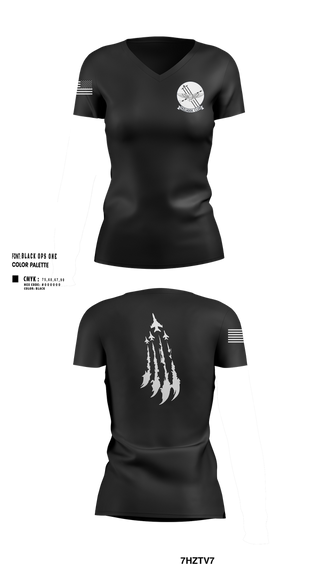 Womens Short Sleeve Vneck Shirt, UofA NROTC, Navy, Teamtime, Team time, sublimation, custom sports apparel, team uniforms, spirit wear, spiritwear, sports uniforms, custom shirts, team store, custom team store, fundraiser sports, apparel fundraiser