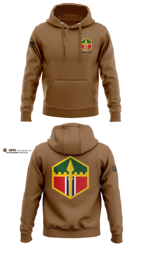Hoodie, 350th engineer company, , Teamtime, Team time, sublimation, custom sports apparel, team uniforms, spirit wear, spiritwear, sports uniforms, custom shirts, team store, custom team store, fundraiser sports, apparel fundraiser