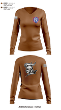 RICS Raiders 86682498 Women's Long Sleeve V-neck Shirt - 1