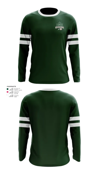 Long Sleeve Performance Shirt, Central Vermont Rizzlers, Baseball, Teamtime, Team time, sublimation, custom sports apparel, team uniforms, spirit wear, spiritwear, sports uniforms, custom shirts, team store, custom team store, fundraiser sports, apparel fundraiser