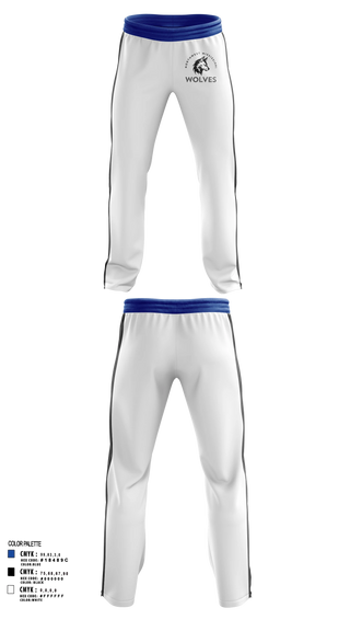 Sweatpants, Northwest Mississippi Wolves, Men's Basketball, Teamtime, Team time, sublimation, custom sports apparel, team uniforms, spirit wear, spiritwear, sports uniforms, custom shirts, team store, custom team store, fundraiser sports, apparel fundraiser
