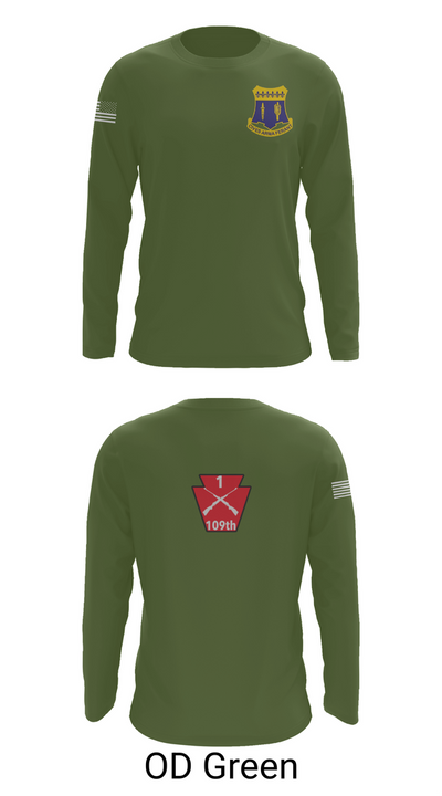 A co 1/109 75312716 Long Sleeve Performance Shirt 44