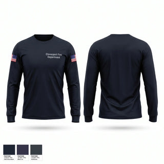 Long Sleeve Performance Shirt, Cloverport Fire Department, Fire Department, Teamtime, Team time, sublimation, custom sports apparel, team uniforms, spirit wear, spiritwear, sports uniforms, custom shirts, team store, custom team store, fundraiser sports, apparel fundraiser