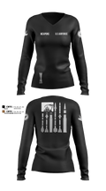 144 FW 48167623 Women's Long Sleeve V-neck Shirt - 104