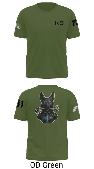 Short Sleeve Performance Shirt, Willoughby K9, Police, Teamtime, Team time, sublimation, custom sports apparel, team uniforms, spirit wear, spiritwear, sports uniforms, custom shirts, team store, custom team store, fundraiser sports, apparel fundraiser