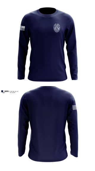 Long Sleeve Performance Shirt, Cadott Police Department, Police, Teamtime, Team time, sublimation, custom sports apparel, team uniforms, spirit wear, spiritwear, sports uniforms, custom shirts, team store, custom team store, fundraiser sports, apparel fundraiser